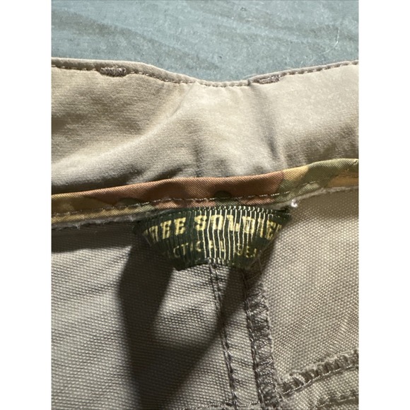 Free Soldier Mens Tactical Pants Size Gray Soft Stretch Outdoors Hiking sz 40x30 - Picture 4 of 6